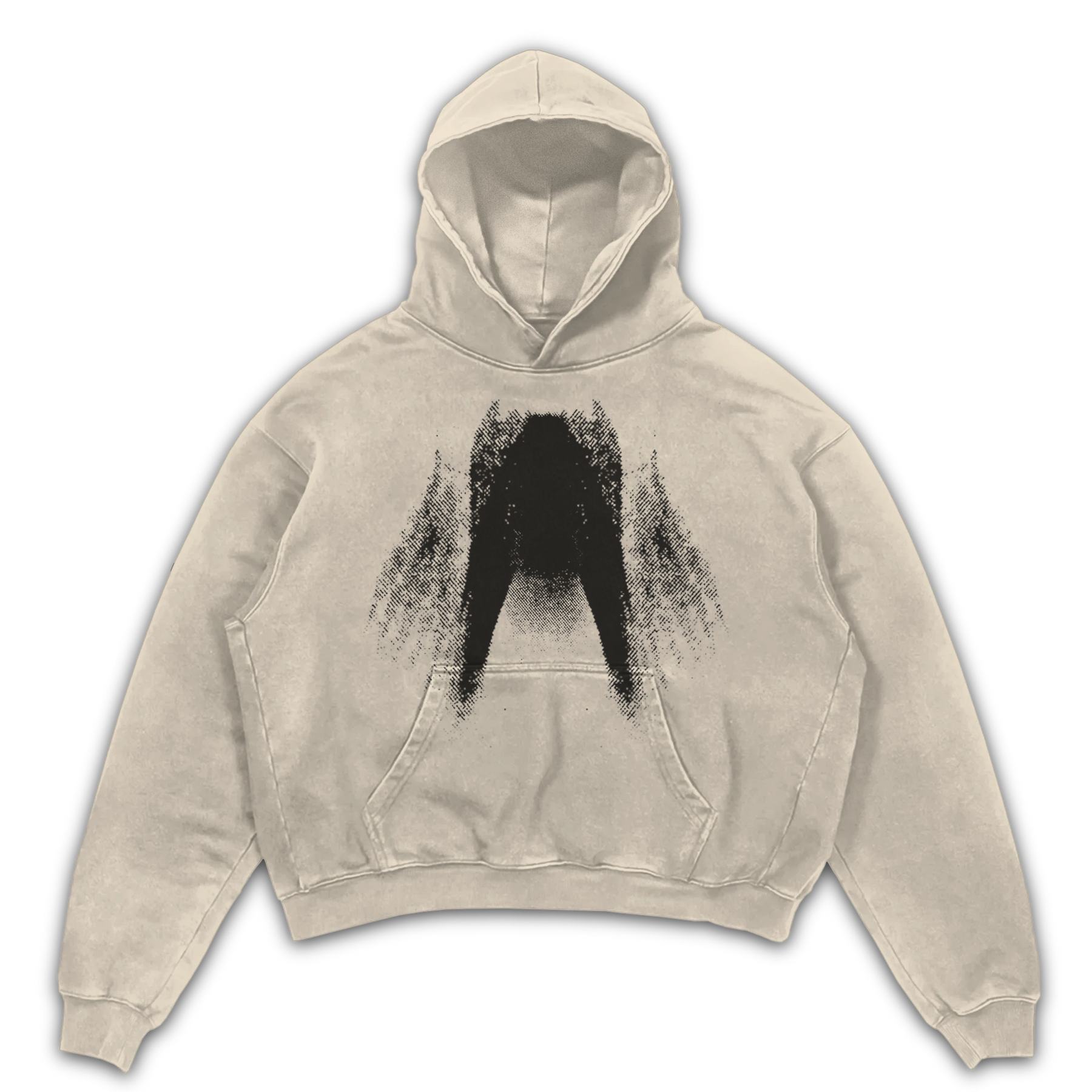 St Ghost Hoodie - Sand - Front