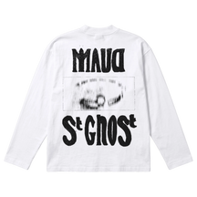 St Ghost Baggy L/S Tee - White - Back