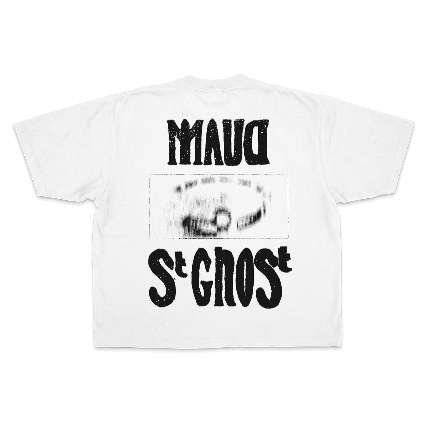 St Ghost Baggy Tee - White - Back