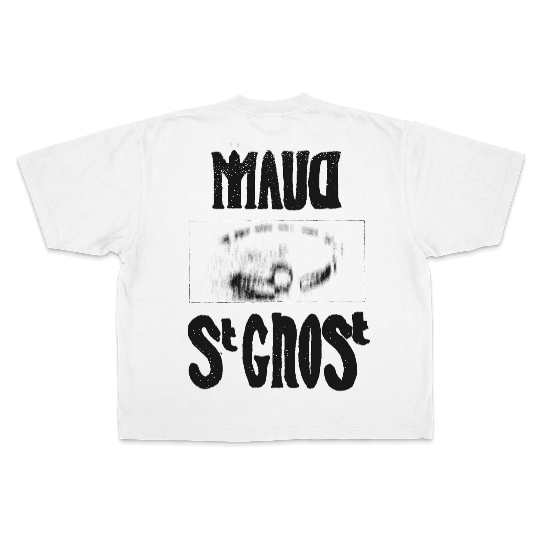 St Ghost Drop Tee - White - Back