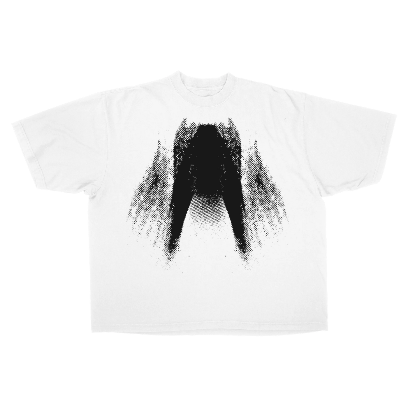 St Ghost Baggy Tee - White - Front