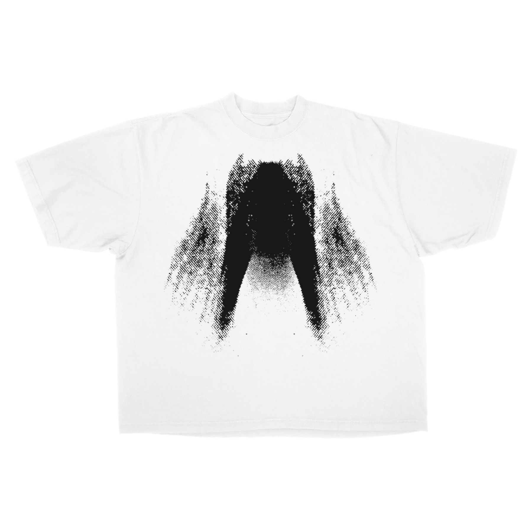 St Ghost Drop Tee - White - Front