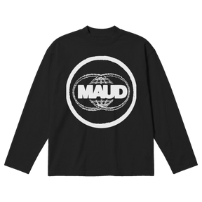 Worldwide Baggy L/S Tee - Black - Front