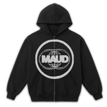 Worldwide Zip Up - Black - Front
