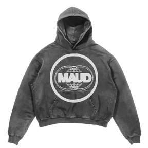 Worldwide Hoodie - Grey - Front