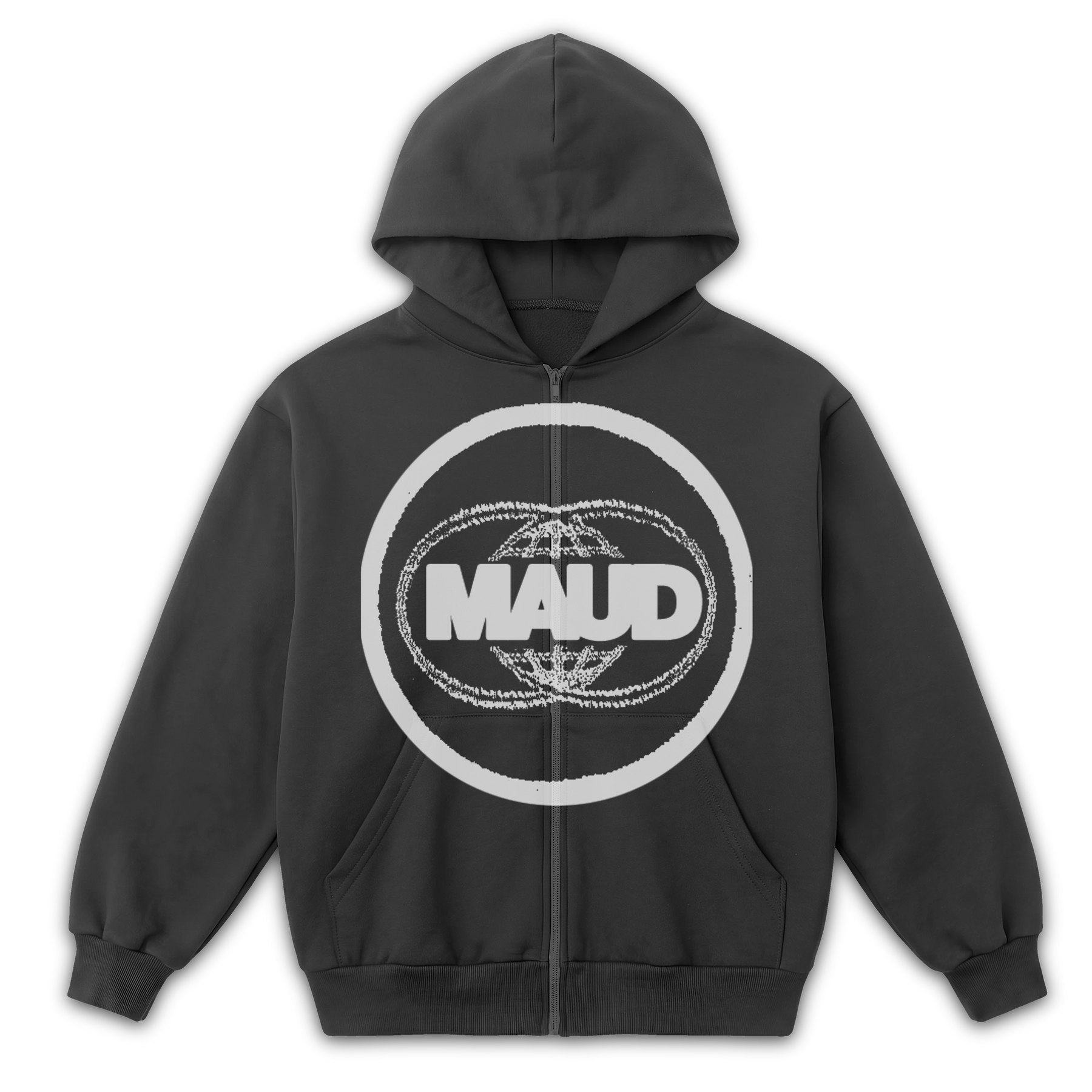 Worldwide Zip Up - Grey - Front