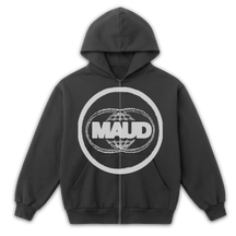 Worldwide Zip Up - Grey - Front