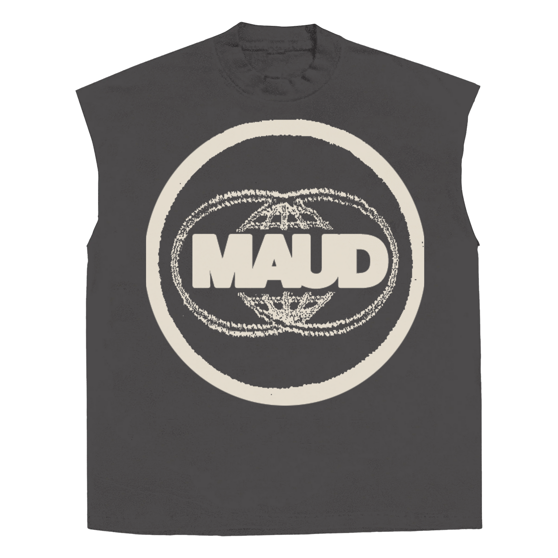 Worldwide Sleeveless Tee - Grey - Front