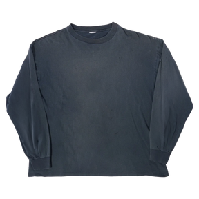 Blank Long Sleeve Tee Blue