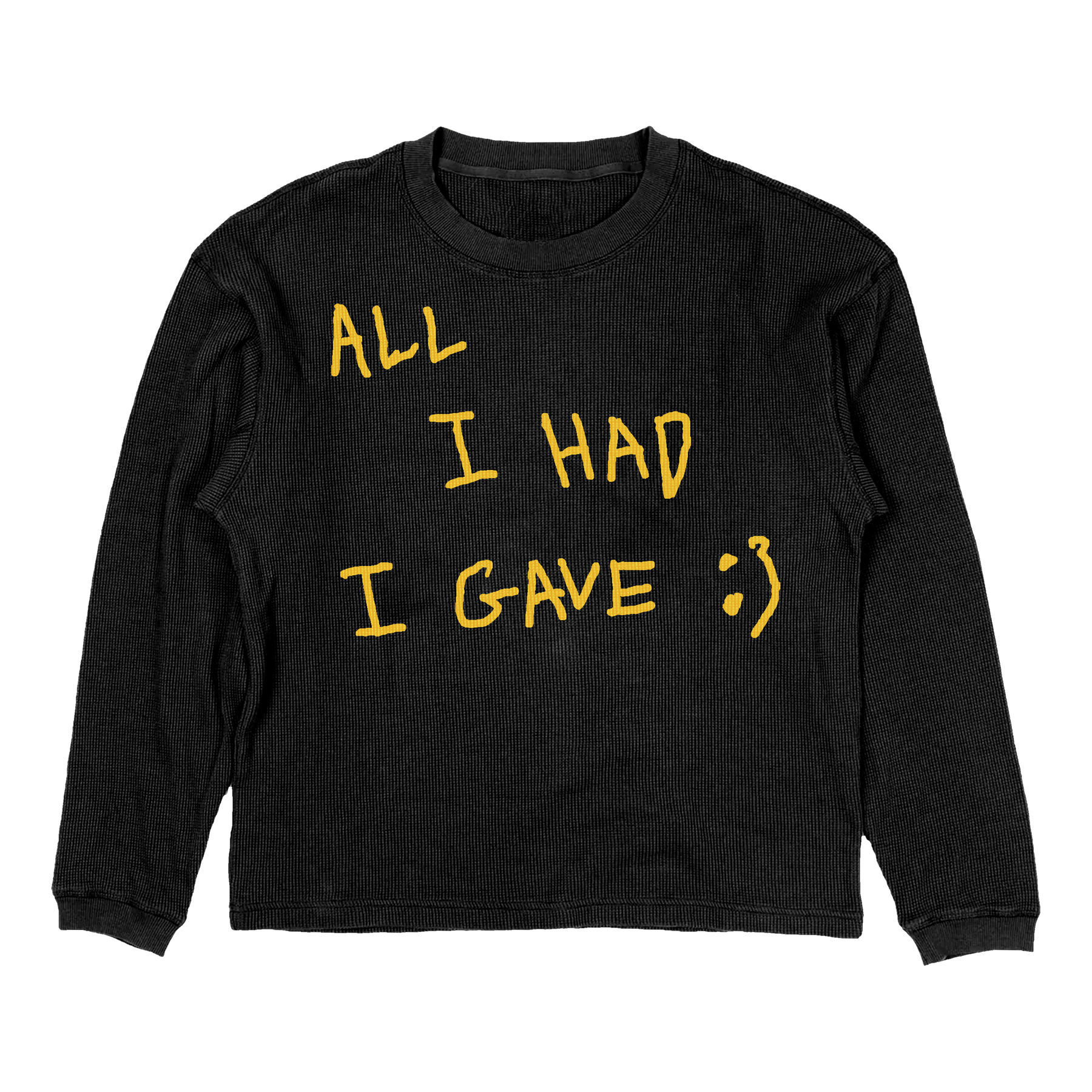 Be Happy Thermal - Black - Front