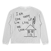 Be Happy Thermal - White - Back