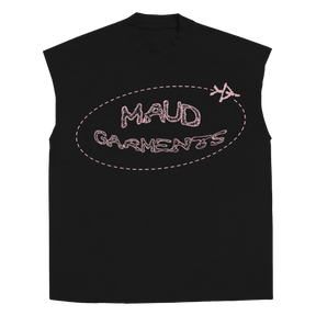 Departure Sleeveless Tee - Black - Front