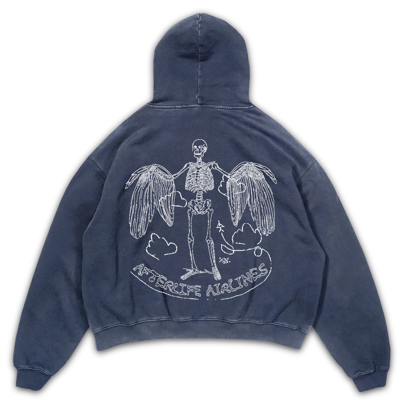 Departure Hoodie - Blue - Back
