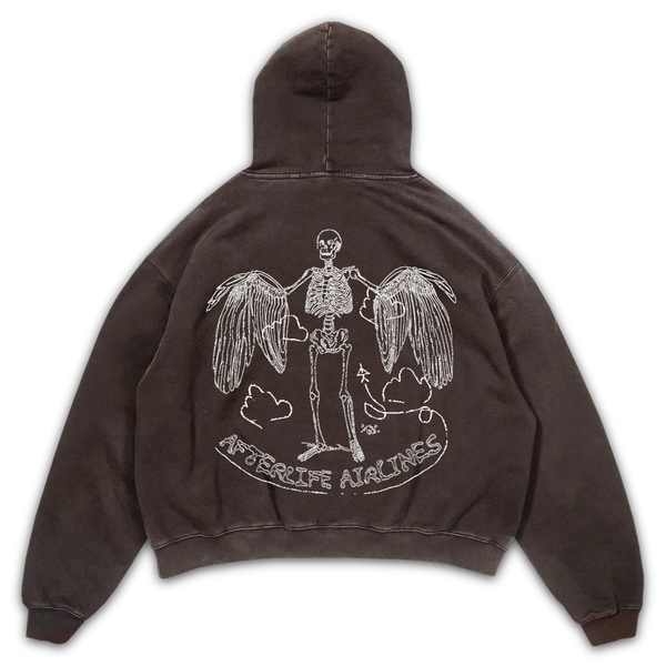 Departure Hoodie - Brown - Back