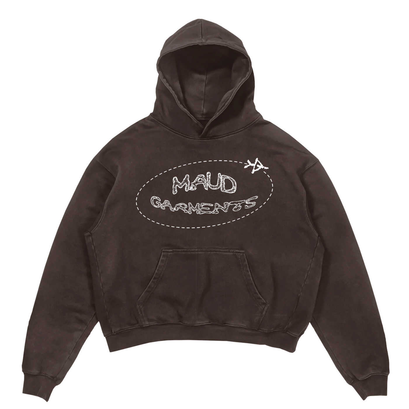 Departure Hoodie - Brown - Front
