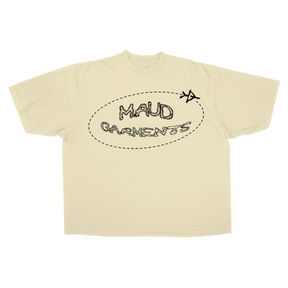 Departure Drop Tee - Cream - Front