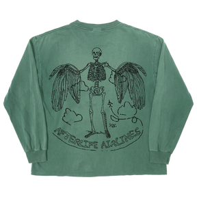 Departure L/S Tee - Green - Back