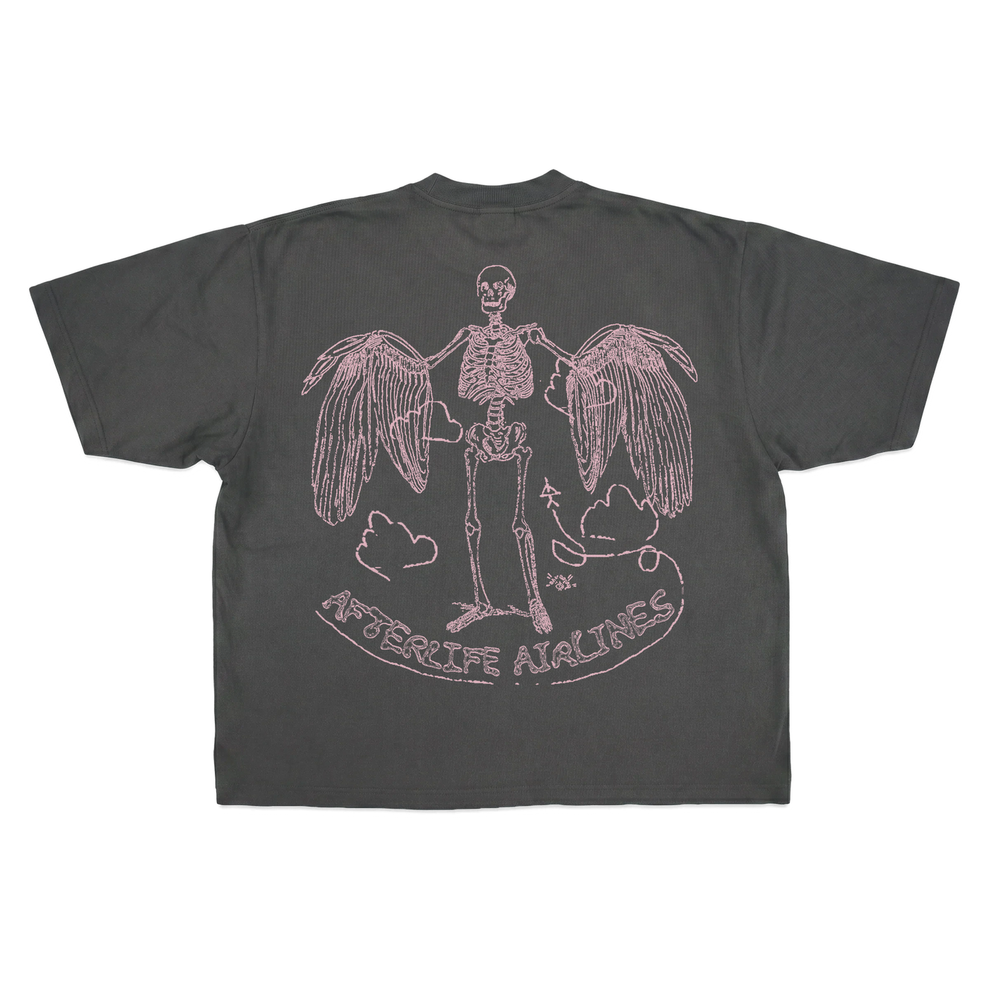 Departure Baggy Tee - Grey - Back