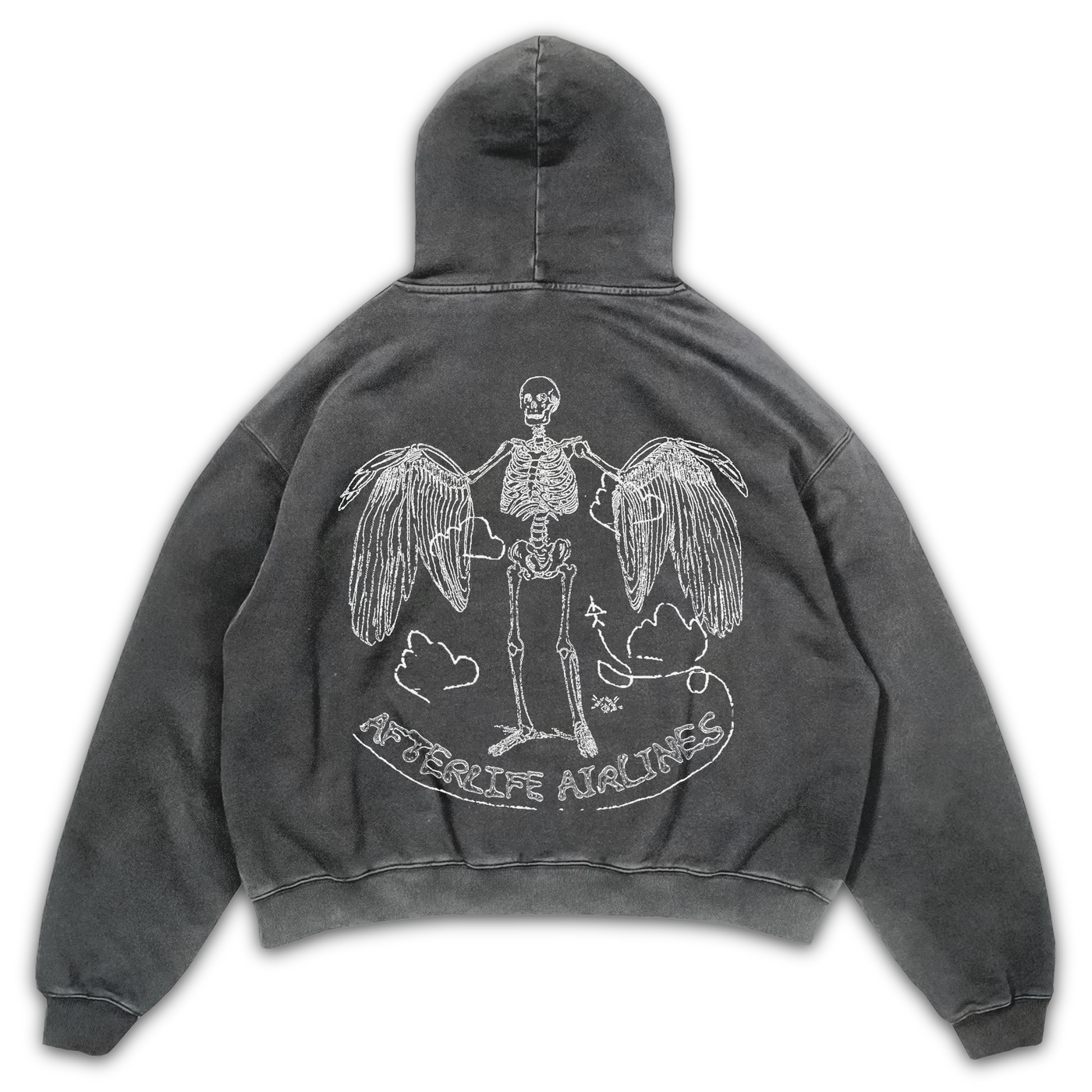 Departure Hoodie - Grey - Back
