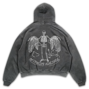 Departure Hoodie - Grey - Back