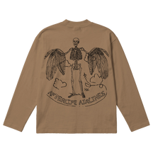 Departure Baggy L/S Tee - Latte - Back