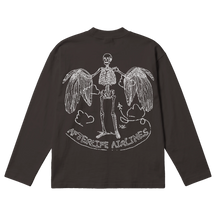 Departure Baggy L/S Tee - Off Black - Back