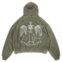 Departure Hoodie - Olive - Back