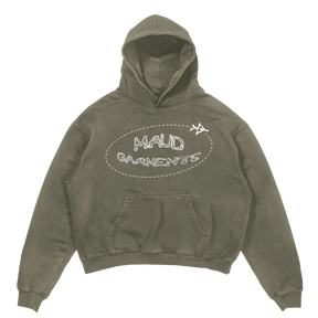 Departure Hoodie - Olive - Front