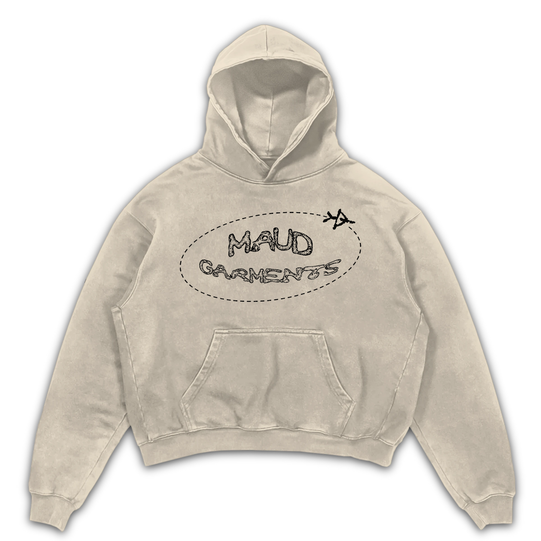 Departure Hoodie - Sand - Front