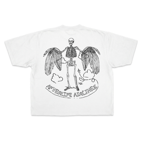 Departure Drop Tee - White - Back