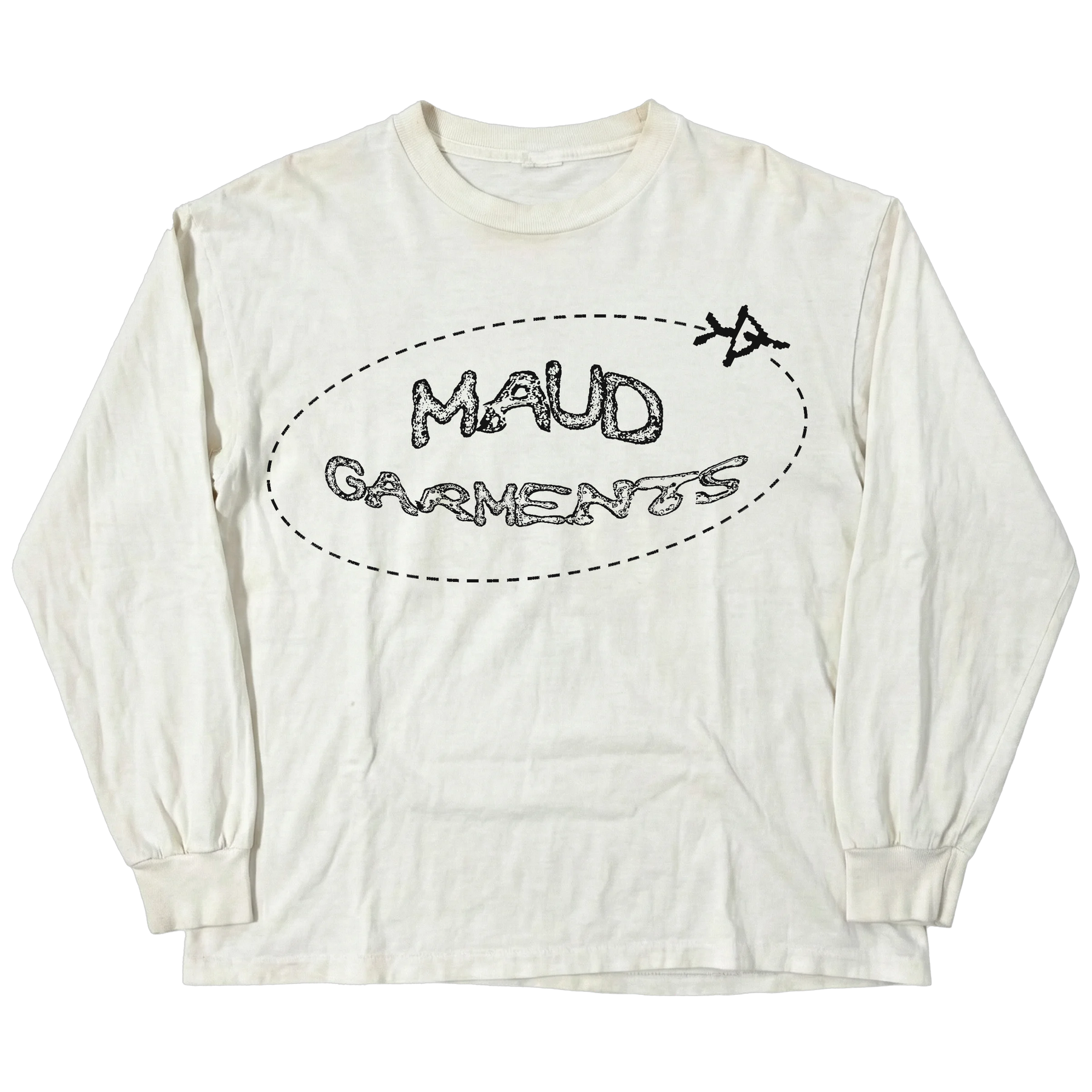 Departure L/S Tee - White - Front