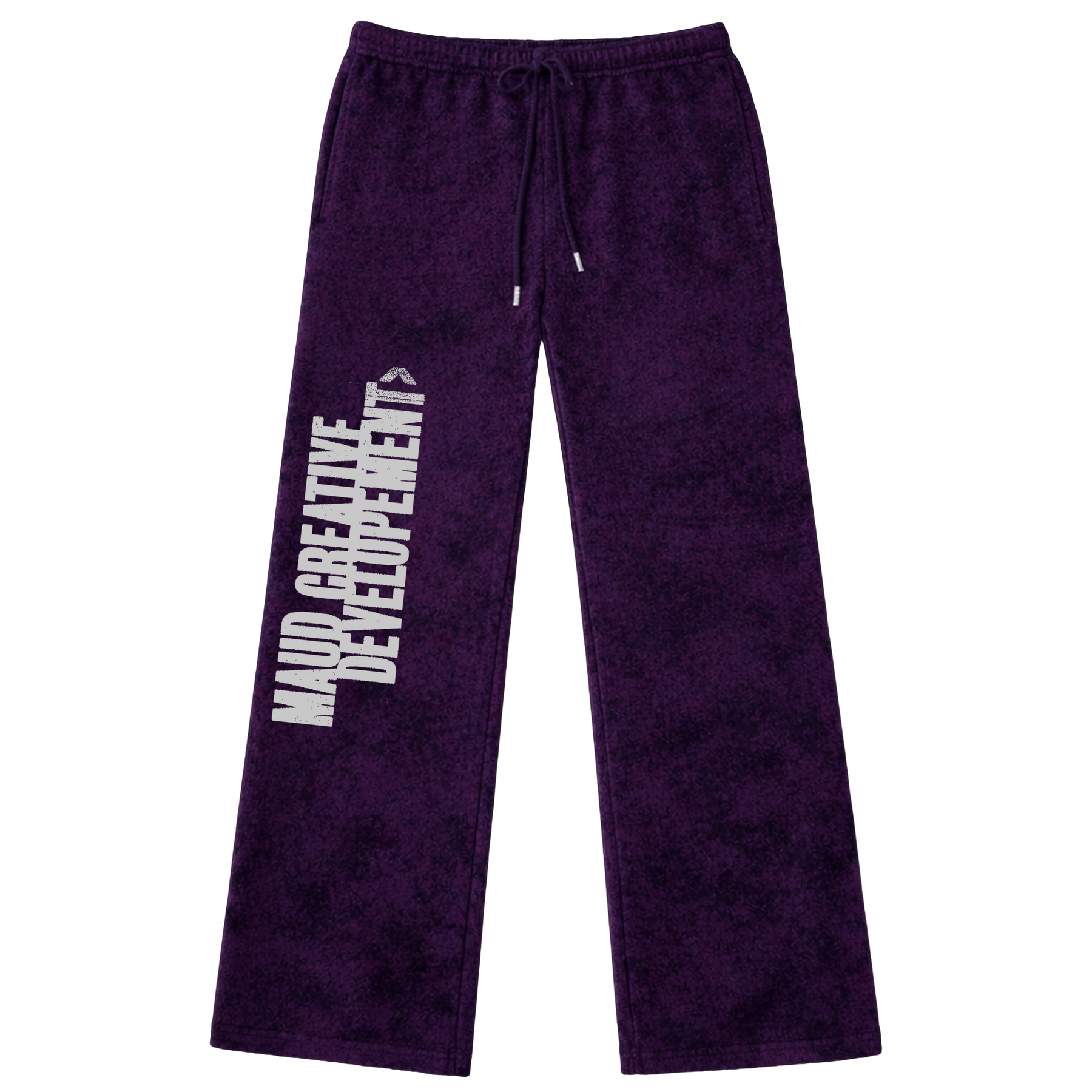 NOISEY TEXTURED WIDE LEG SWEATPANTS