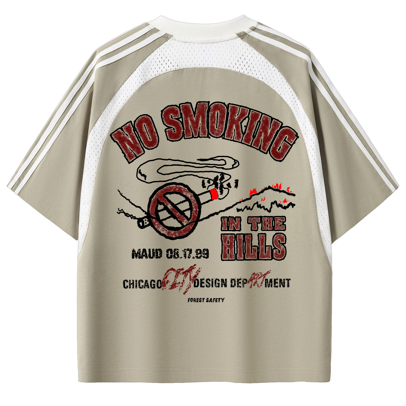 Forest Safety Sand Jersey - Sand - Back