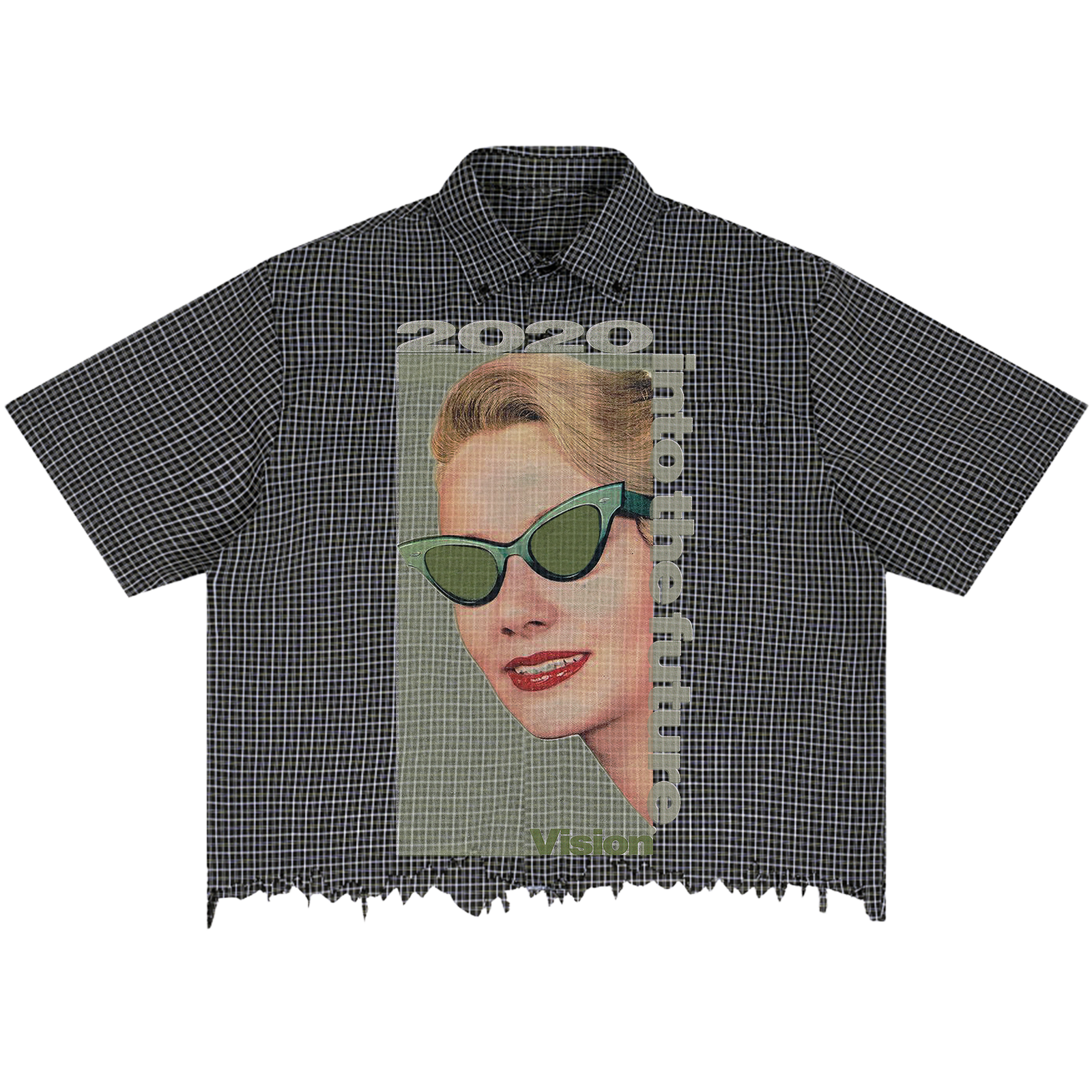 2020 Vision Distress Button Up