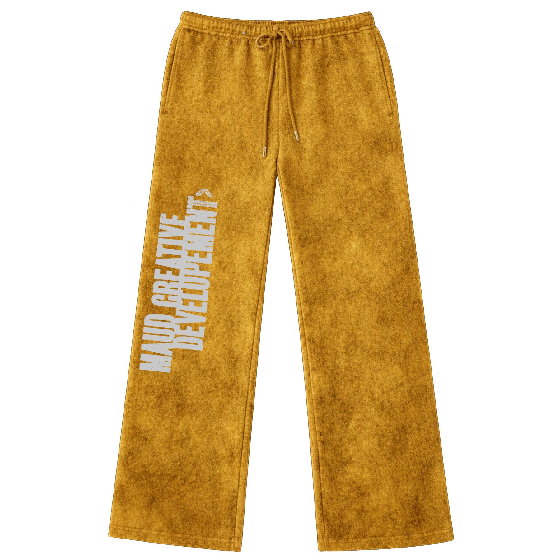 NOISEY TEXTURED WIDE LEG SWEATPANTS