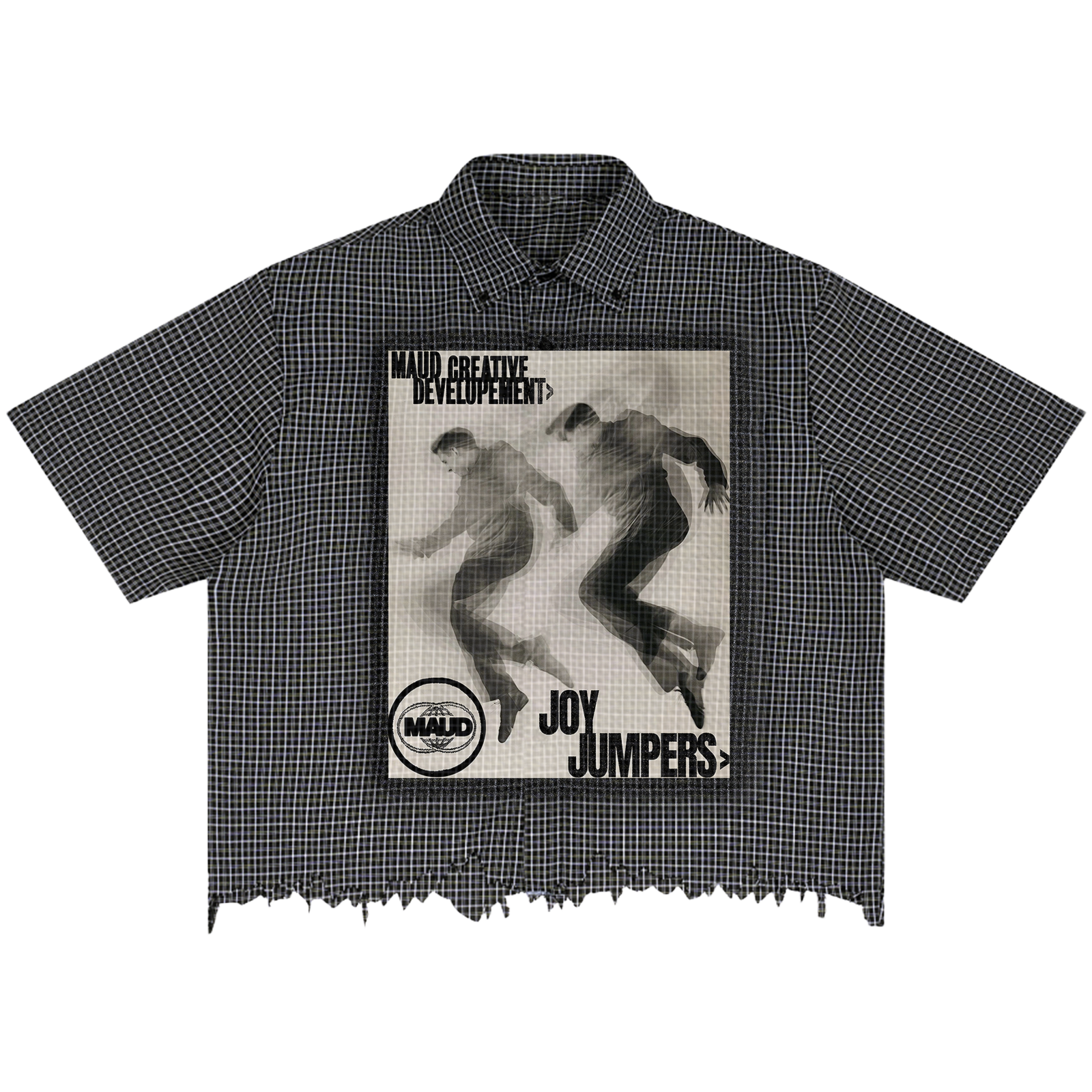 Joy Jump Distress Button Up