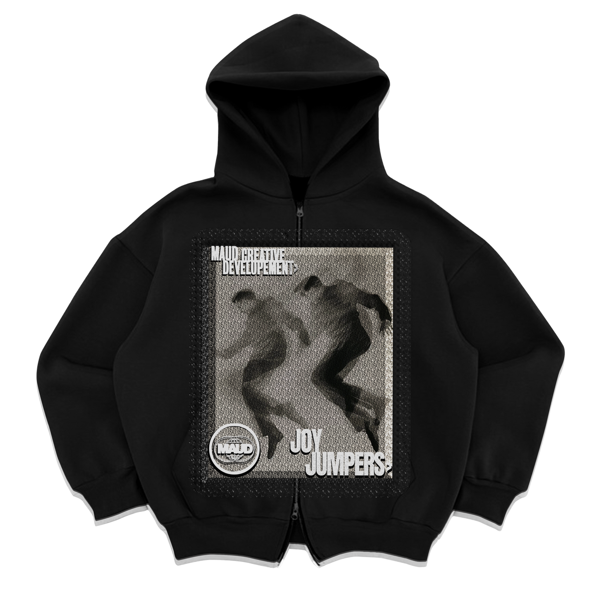 Joy Jump Zip Up Black