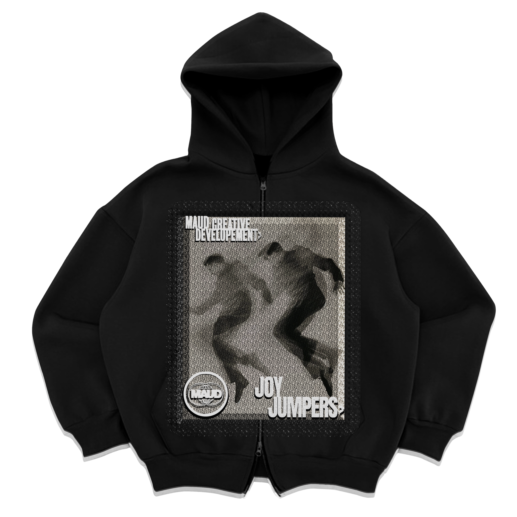 Joy Jump Zip Up Black
