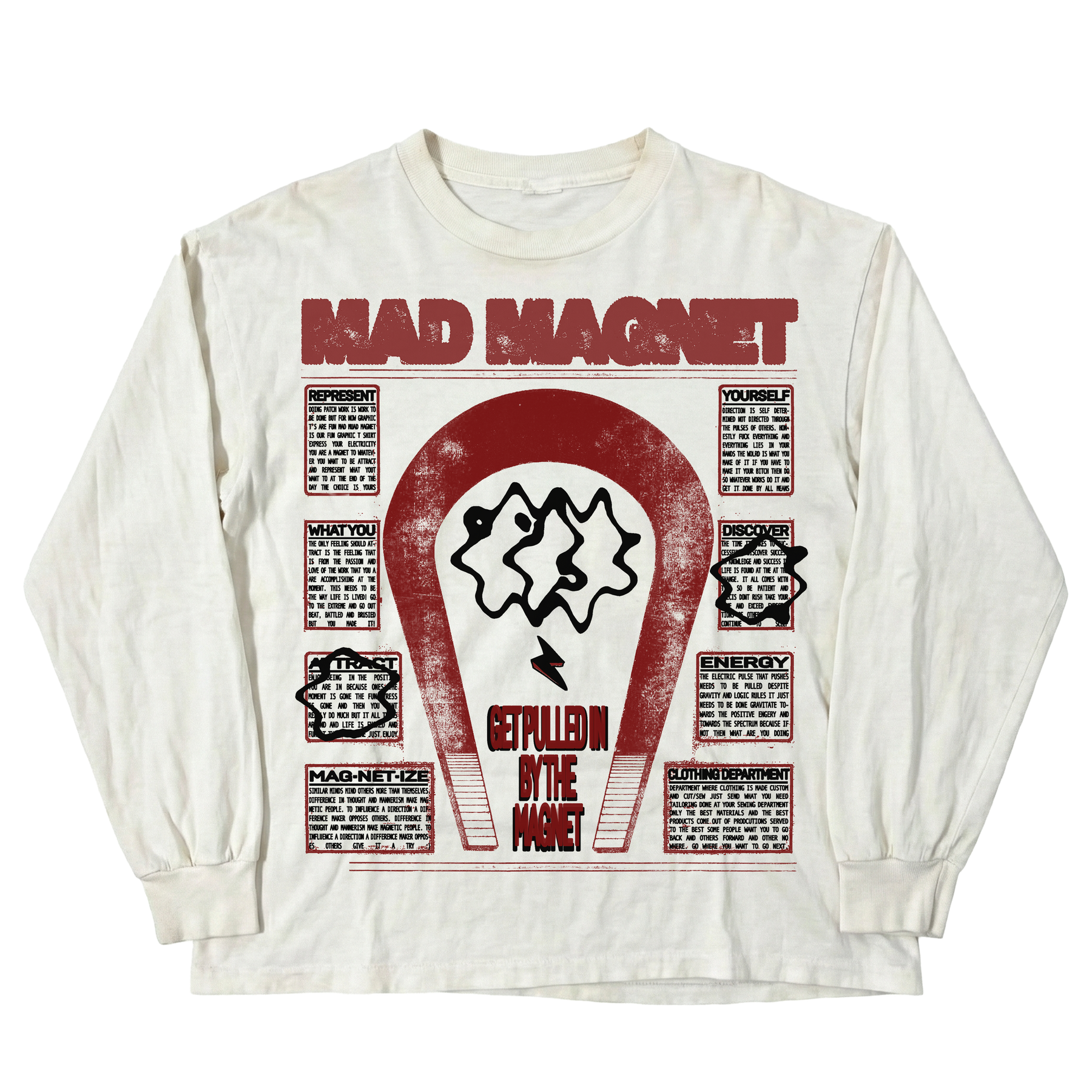 Mad Magnet Long Sleeve Tee