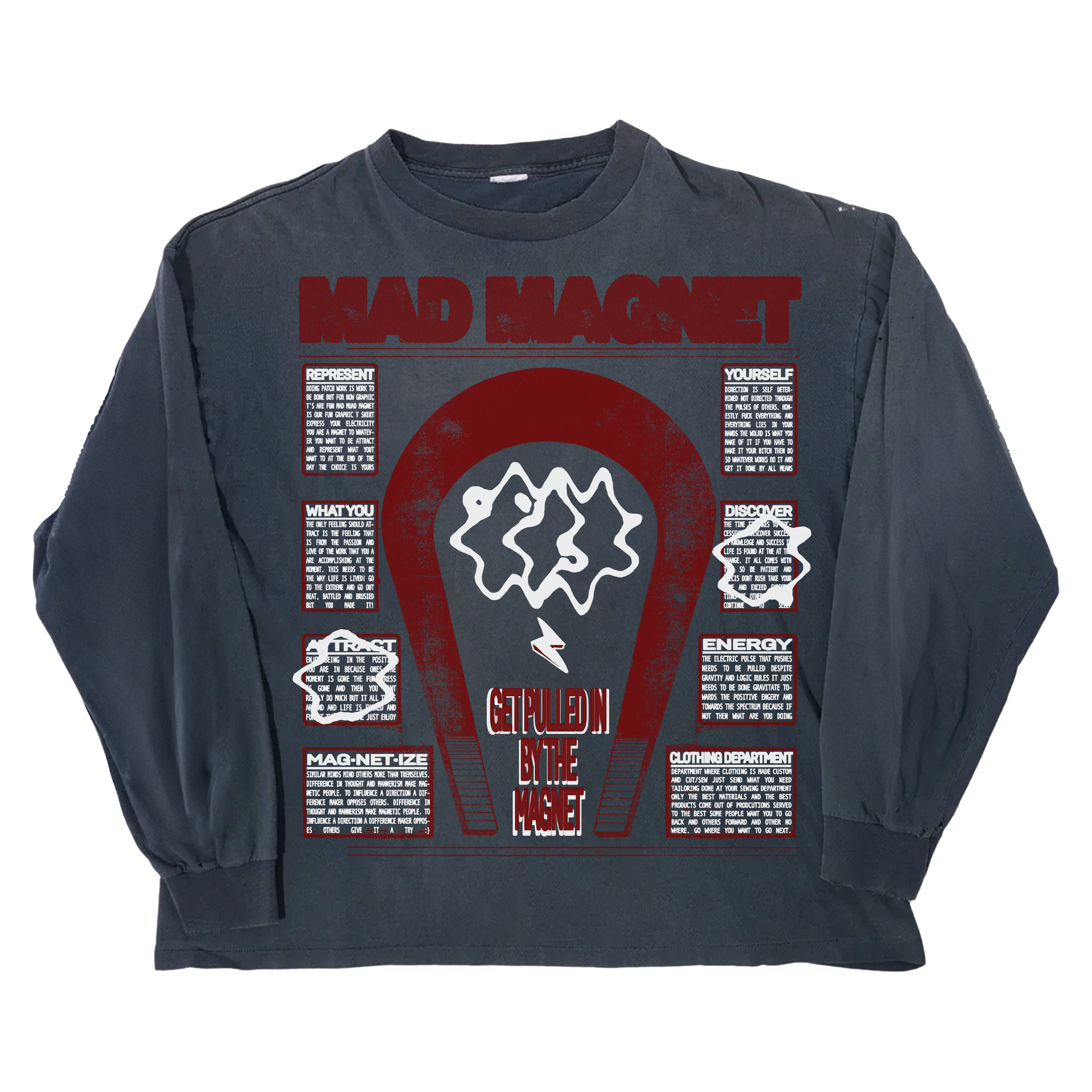 Mad Magnet Long Sleeve Tee