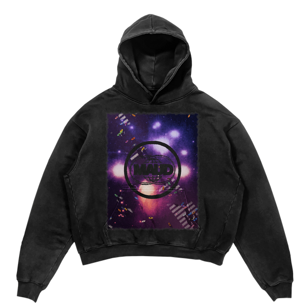 Night Shift Hoodie - Black - Front
