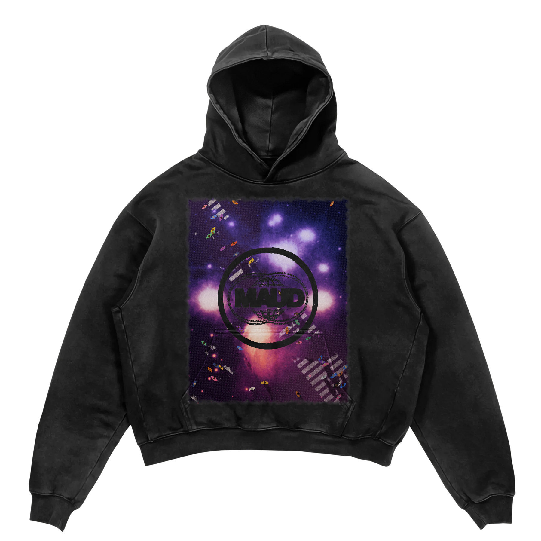 Night Shift Hoodie - Black - Front