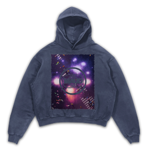 Night Shift Hoodie - Blue - Front