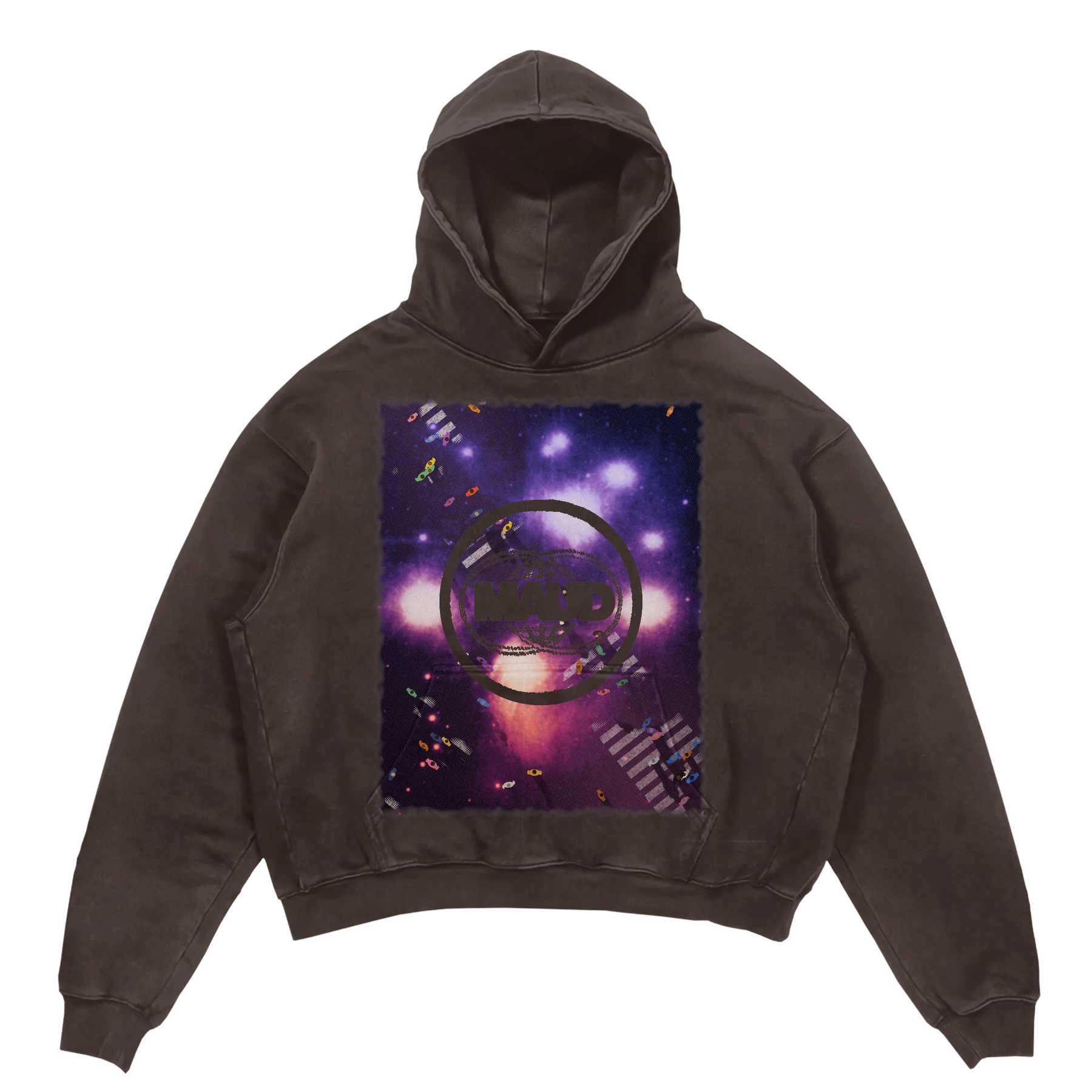 Night Shift Hoodie - Brown - Front