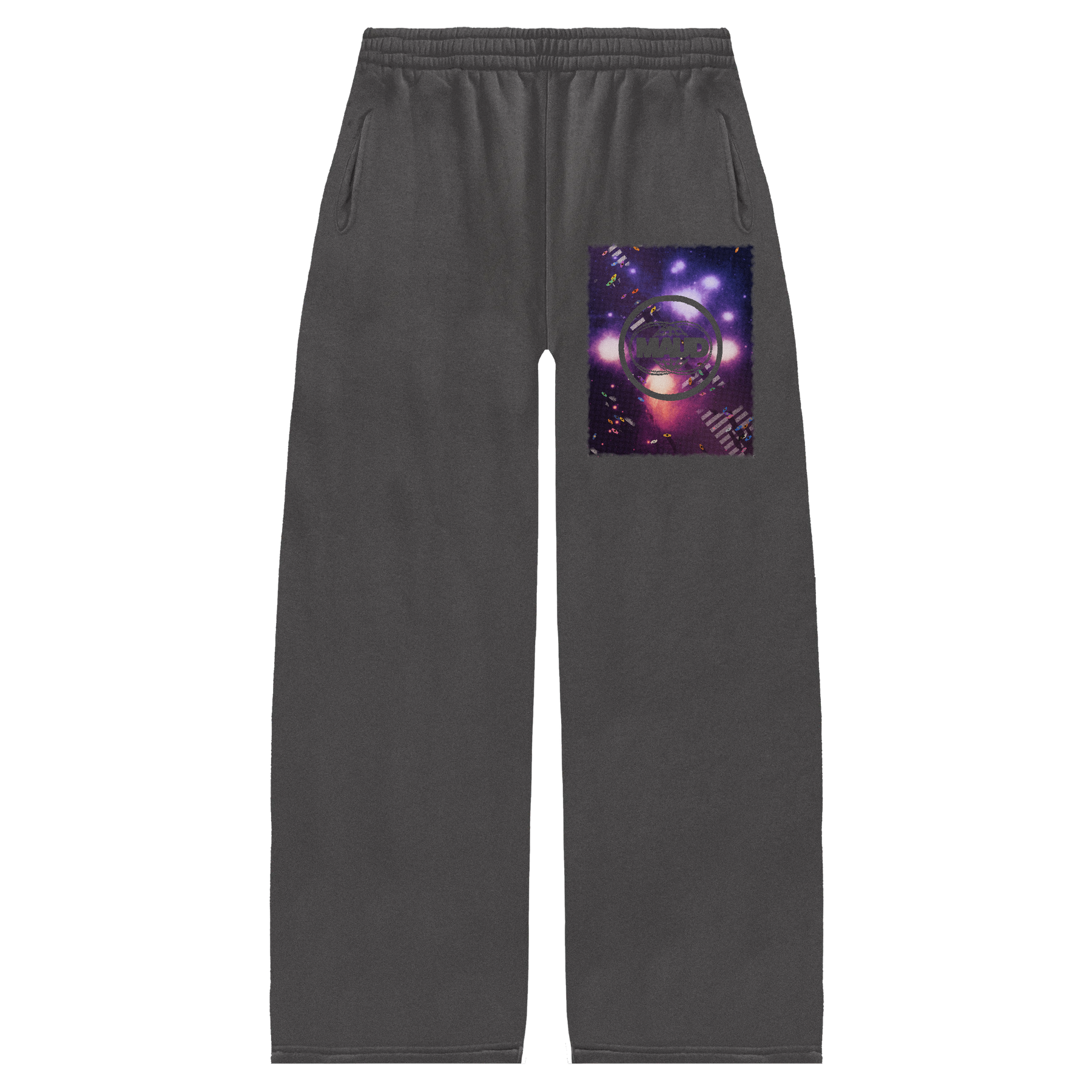 Night Shift Baggy Sweatpants - Grey - Front