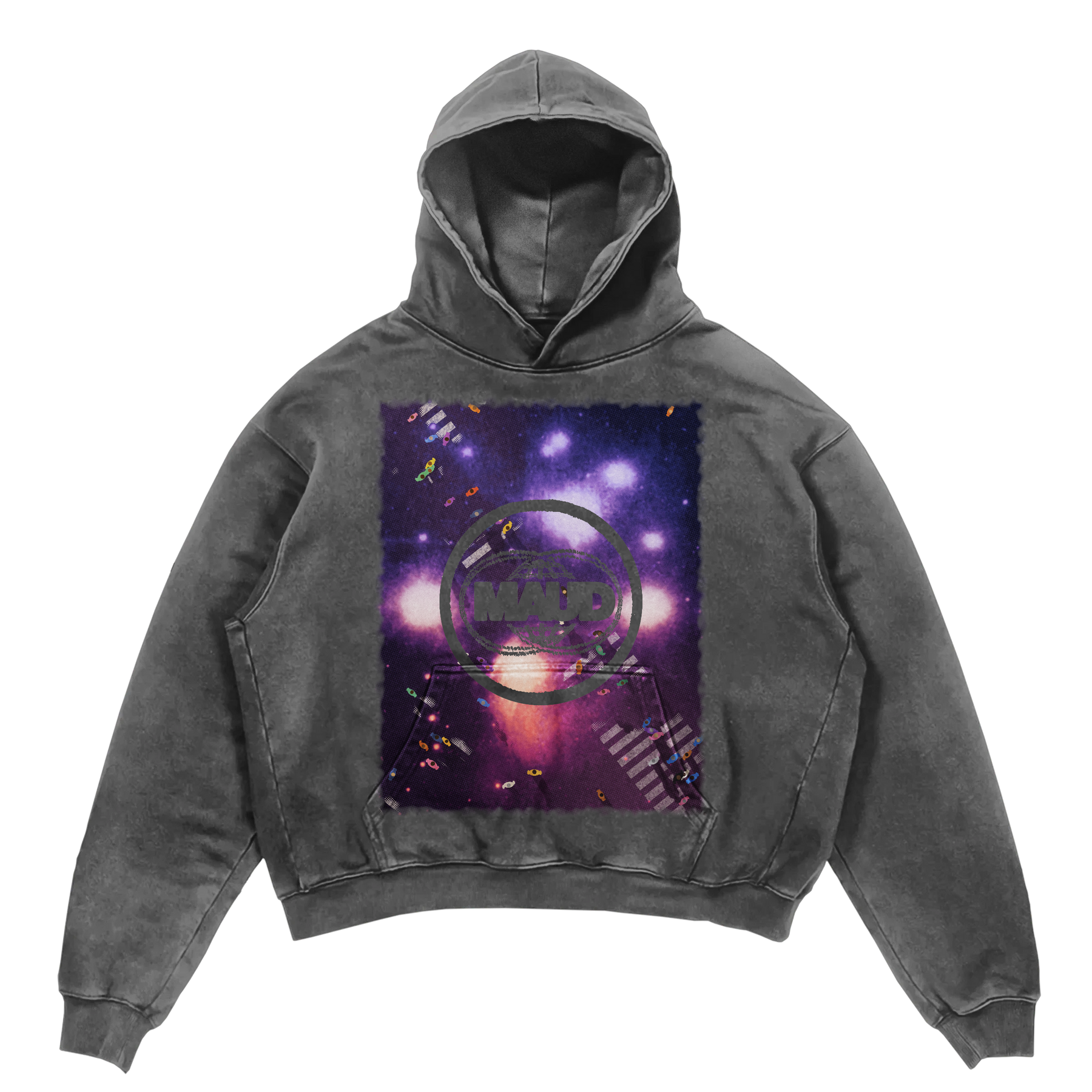 Night Shift Hoodie - Grey - Front