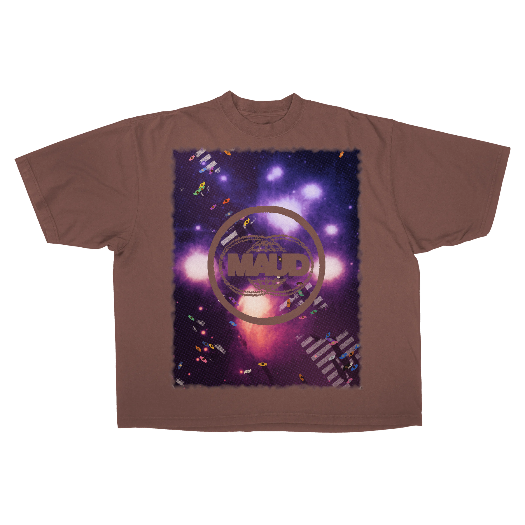 Night Shift Drop Tee - Mocha - Front