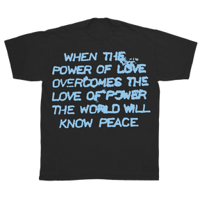 Power of Love Classic Tee - Black - Front