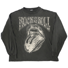 Rock & Roll L/S Tee - Black - Front