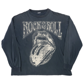 Rock & Roll L/S Tee - Blue - Front
